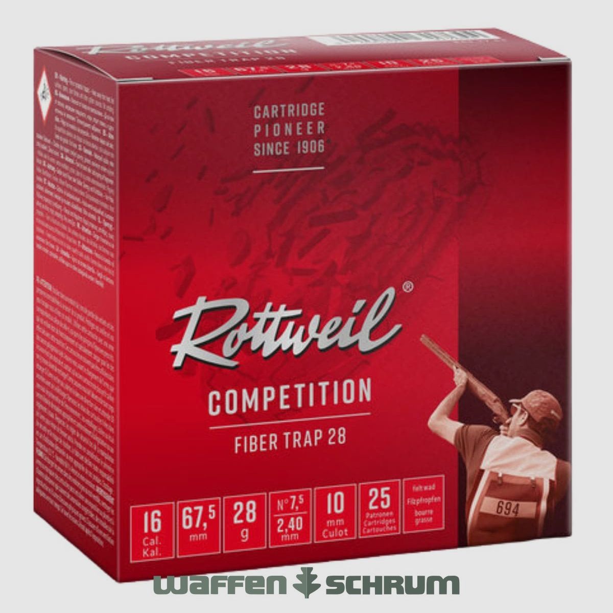 Rottweil 16/67,5 Fiber Trap 28 2,4mm - 28g