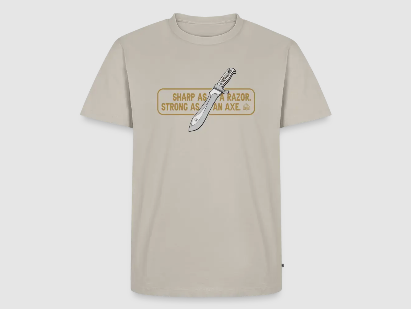 PUMA T-Shirt Premium da Uomo "White Hunter Sharp & Strong"