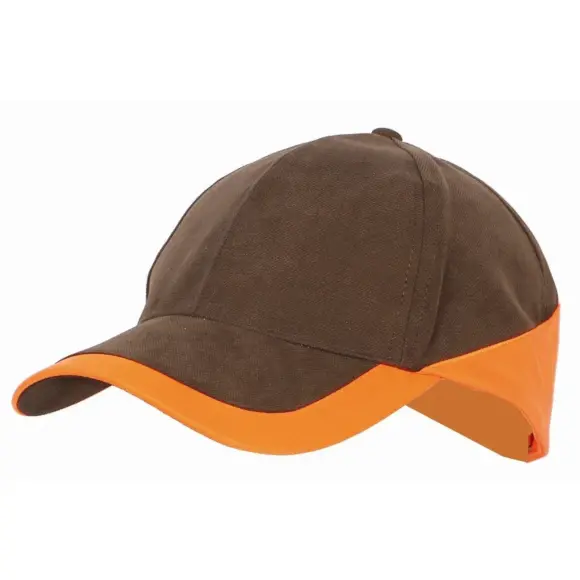 Somlys 908 Classy Hunting Cap Orange and Brown