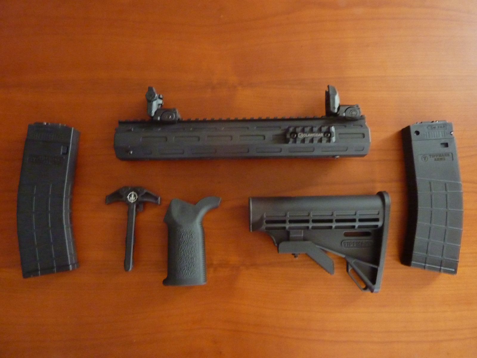 Tippmann Arms M4-22 handguard 12", charging handle and two 25 round magazines
