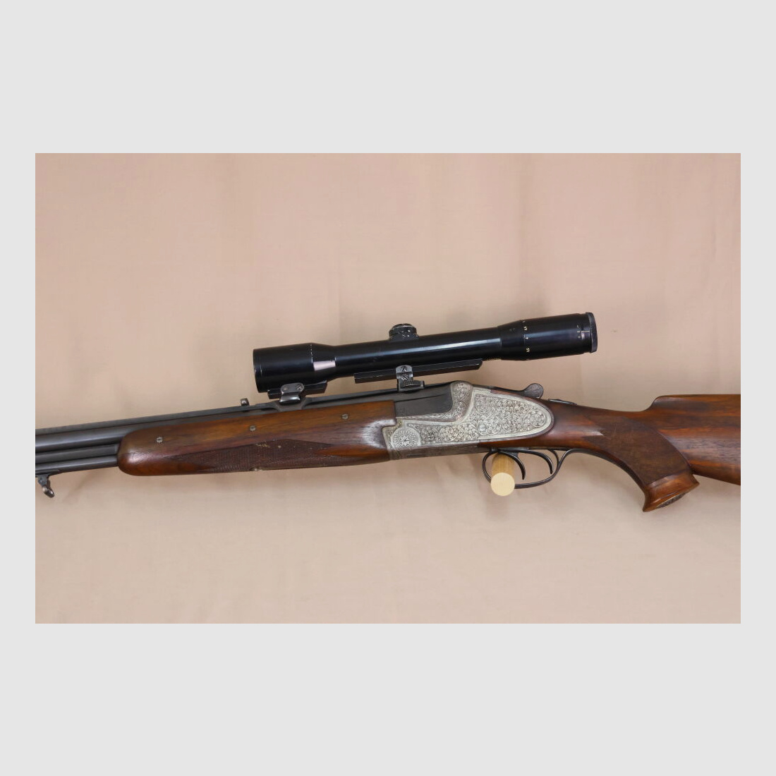 Merkel double-barreled shotgun with side locks // left-handed stock // DBL