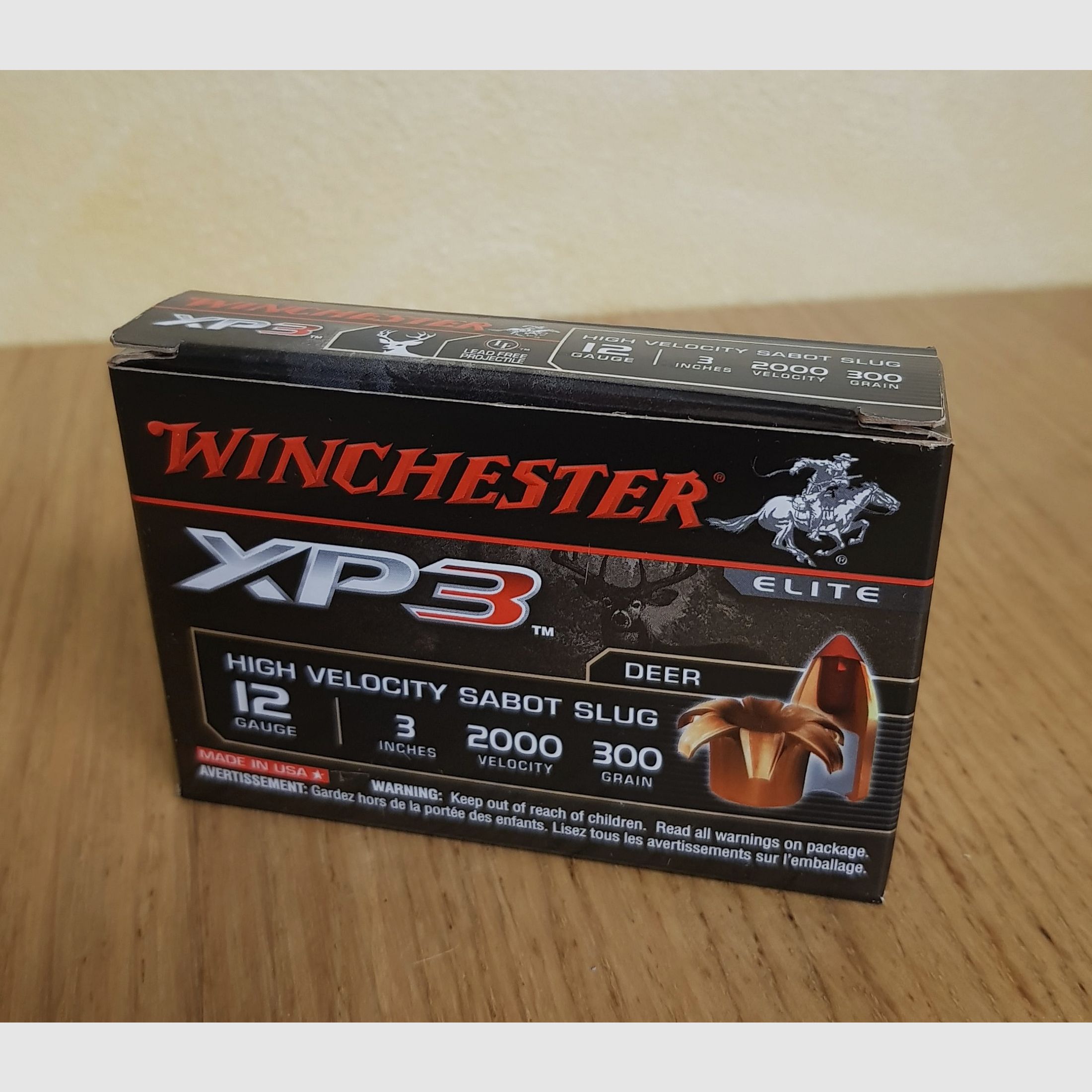 WINCHESTER MUNITIONEN FÜR GESCHOSSE XP3 KAL 12/76