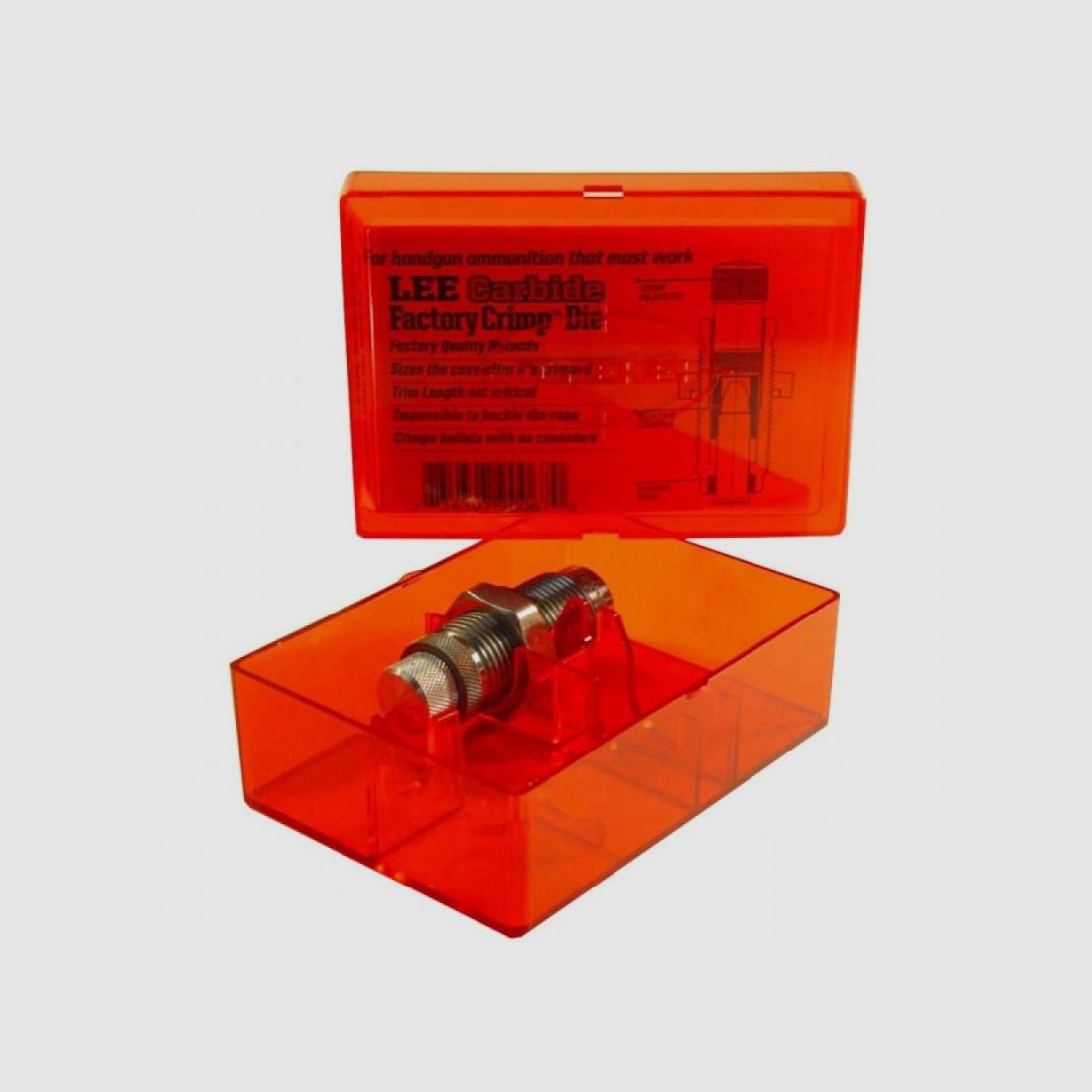 LEE CARBIDE FACTORY CRIMP DIE CAL 38 SPECIAL-357 MAGNUM-357 MAXIMUM C00857, afbeelding 2 van 2