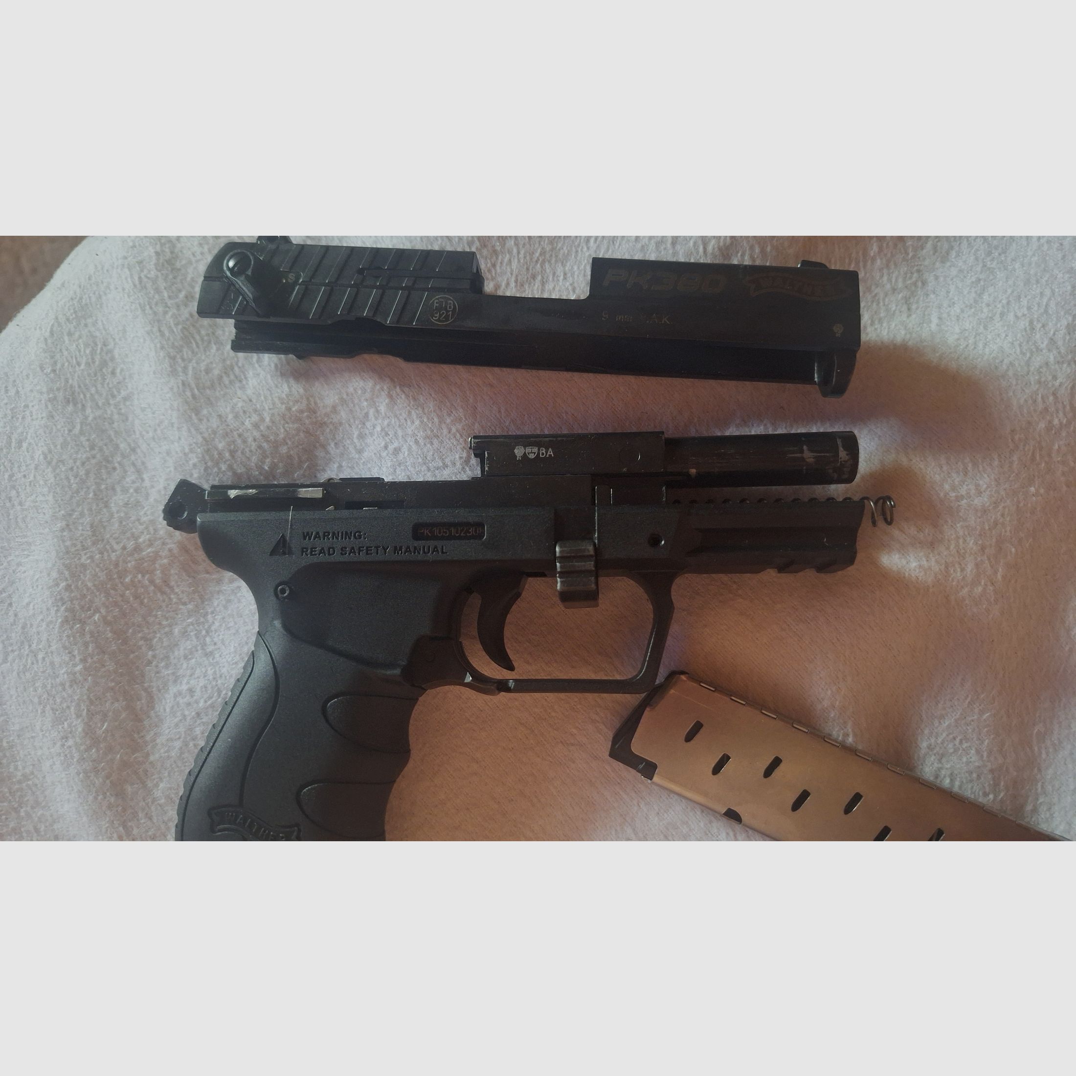 Walther PK380 pistolet d'alarme