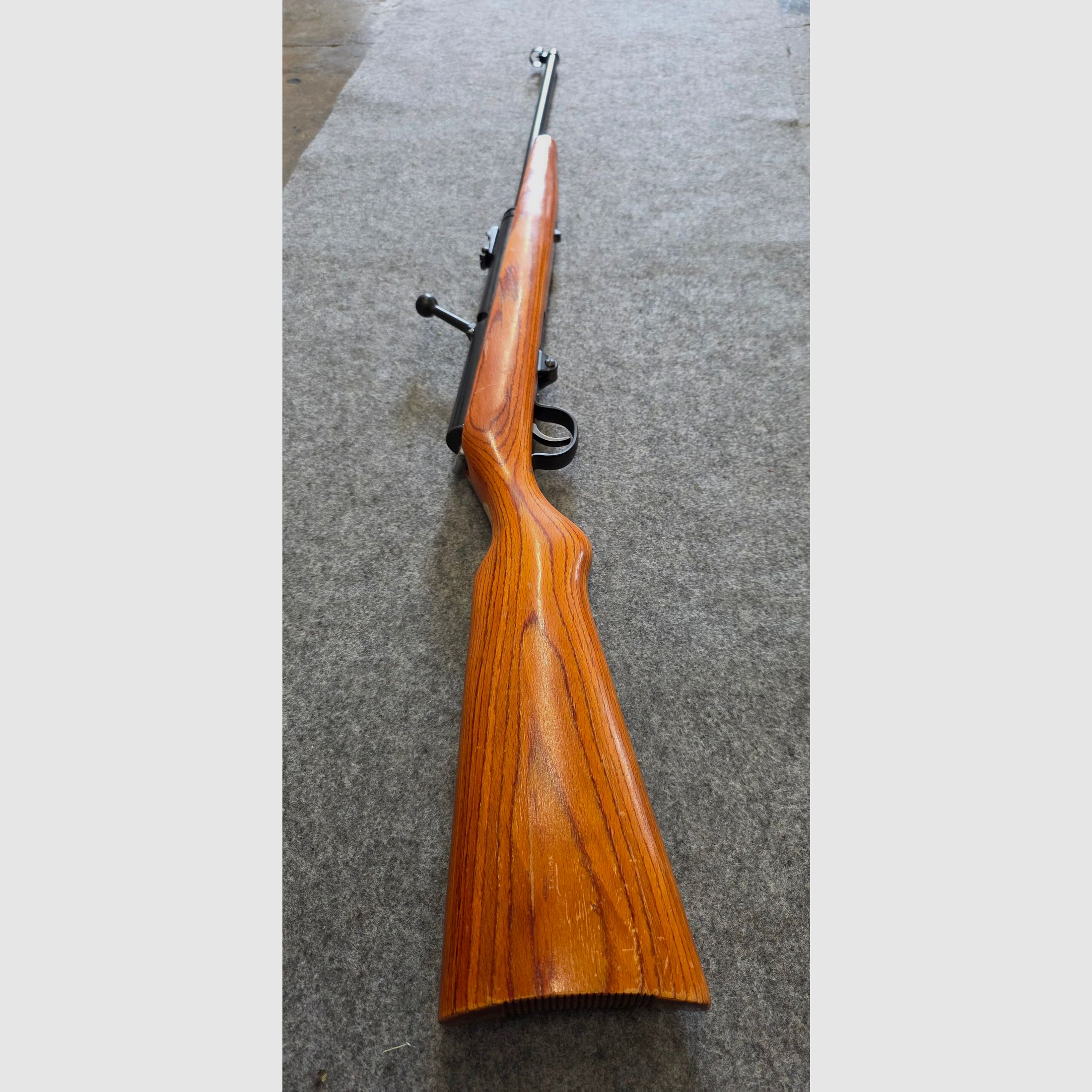 Haenel Mod. 49a good quality with laminated wood stock from 1963 in very nice condition bolt action no 310