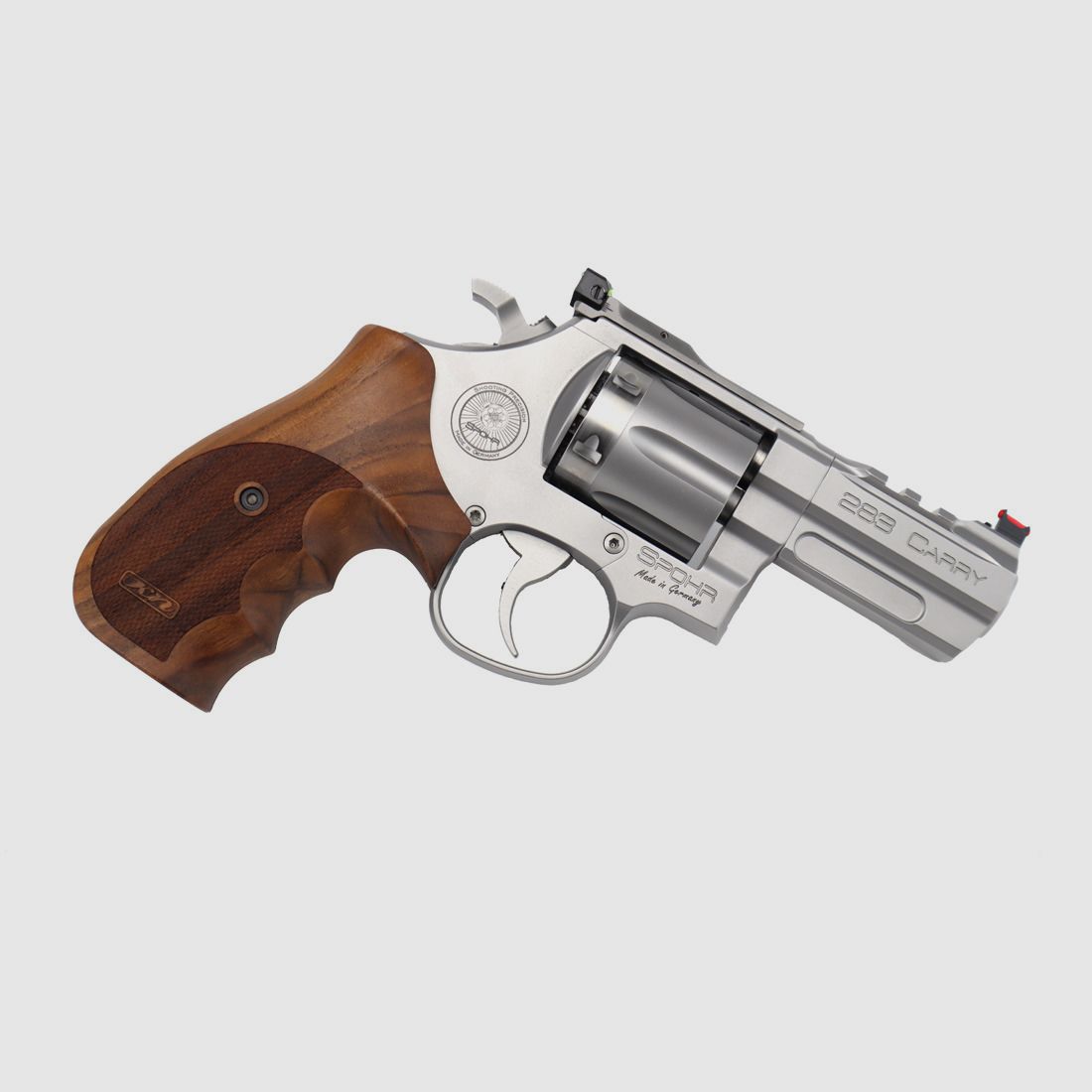 Spohr 283 Carry Acero Inoxidable Revólver de 3" Hecho en Alemania 3 Zoll Caza y Deporte