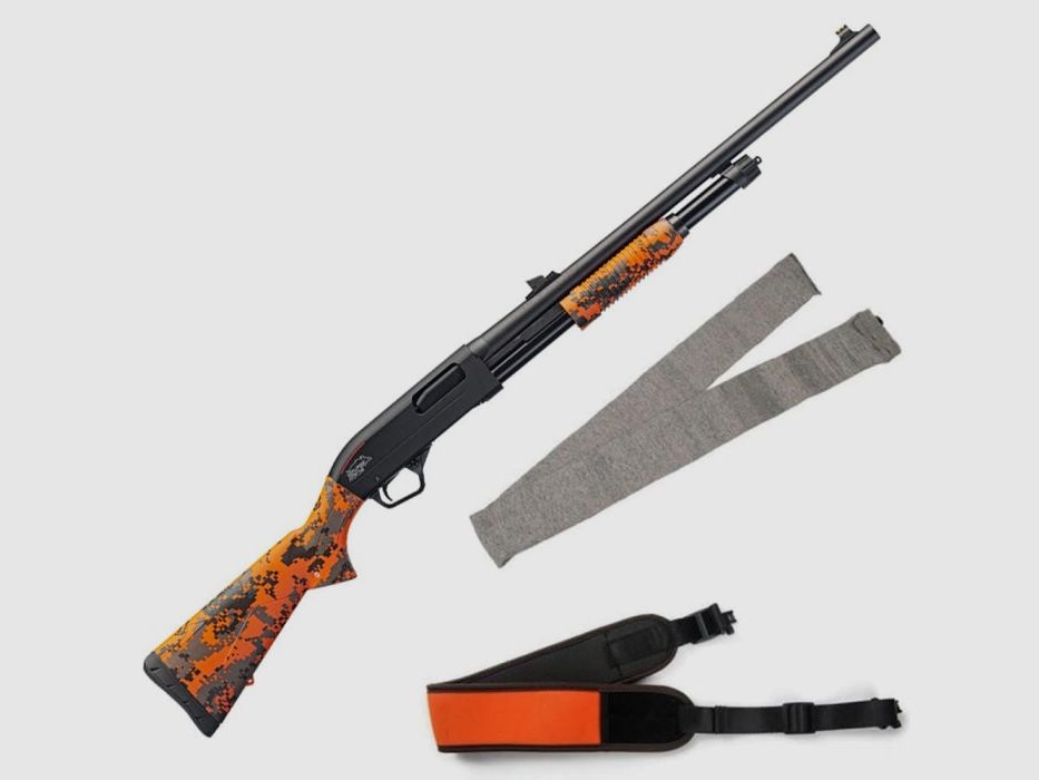 Escopeta de bombeo Winchester SXP Tracker blaze estriada - Cal. 12/76, imagen 3 de 4