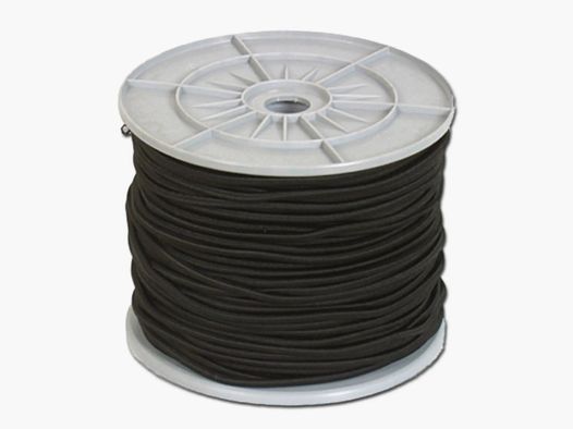 Relags Relags Corde en caoutchouc 4 mm noire 100 m