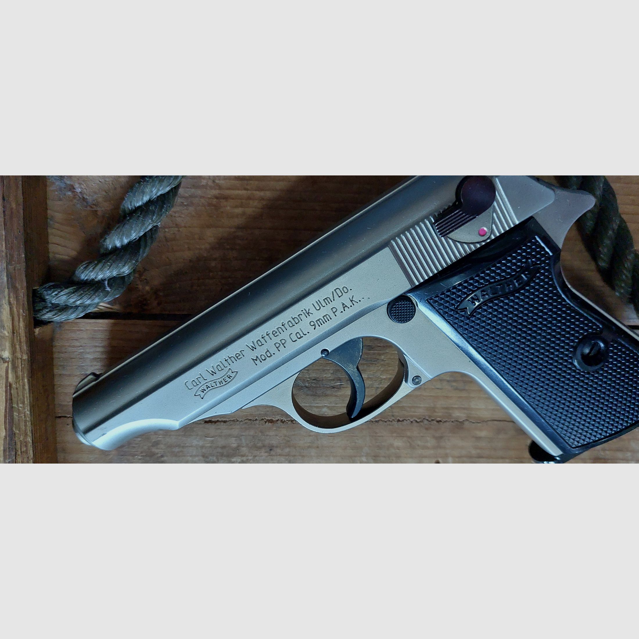 Walther PP chrom 9 mm PAK (PTB 620)