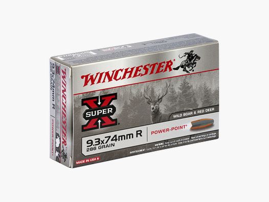 9,3x74R WINCHESTER SUPER X POWER-POINT 286gr