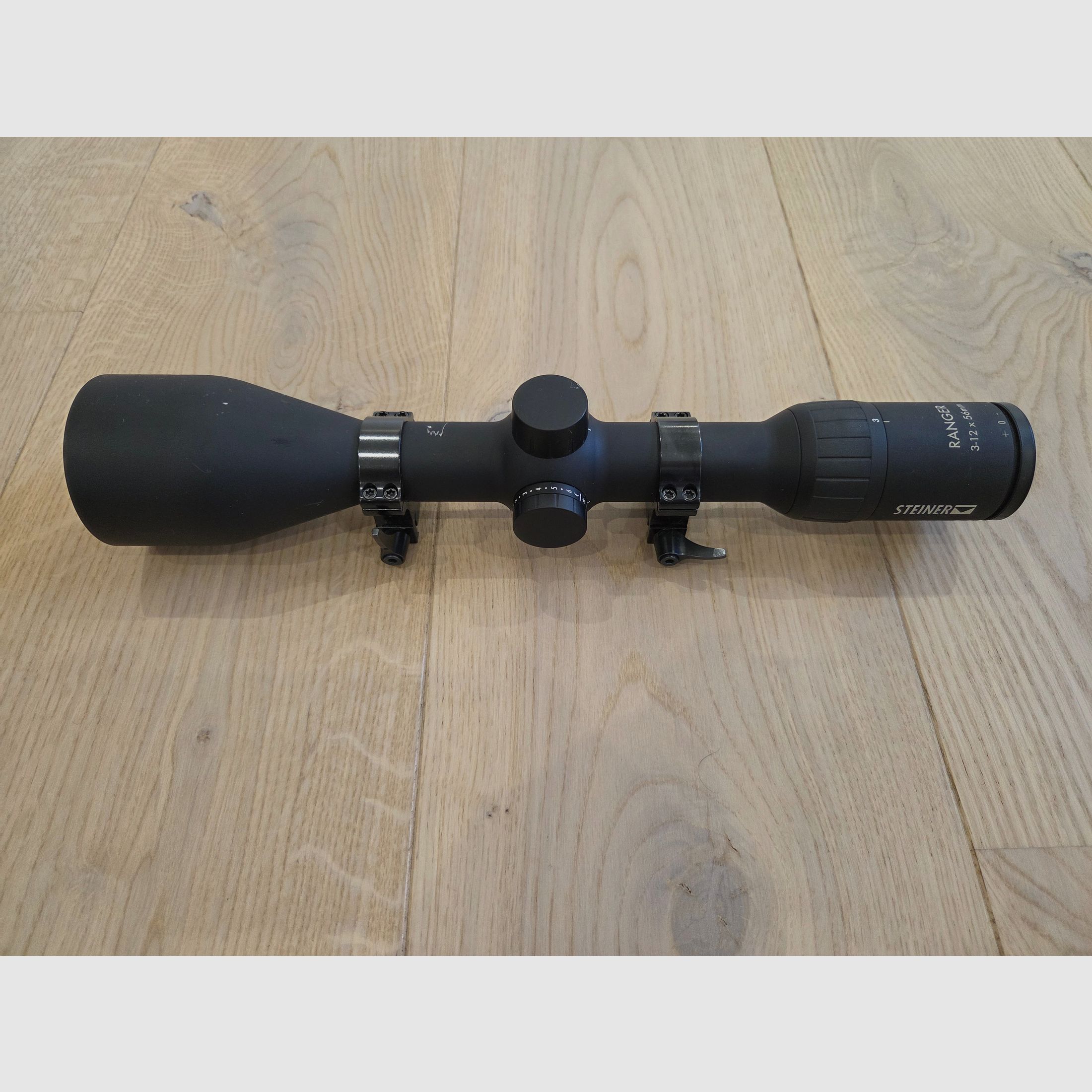 Winchester XPR repeating rifle in .308 with Steiner Ranger scope and silencer