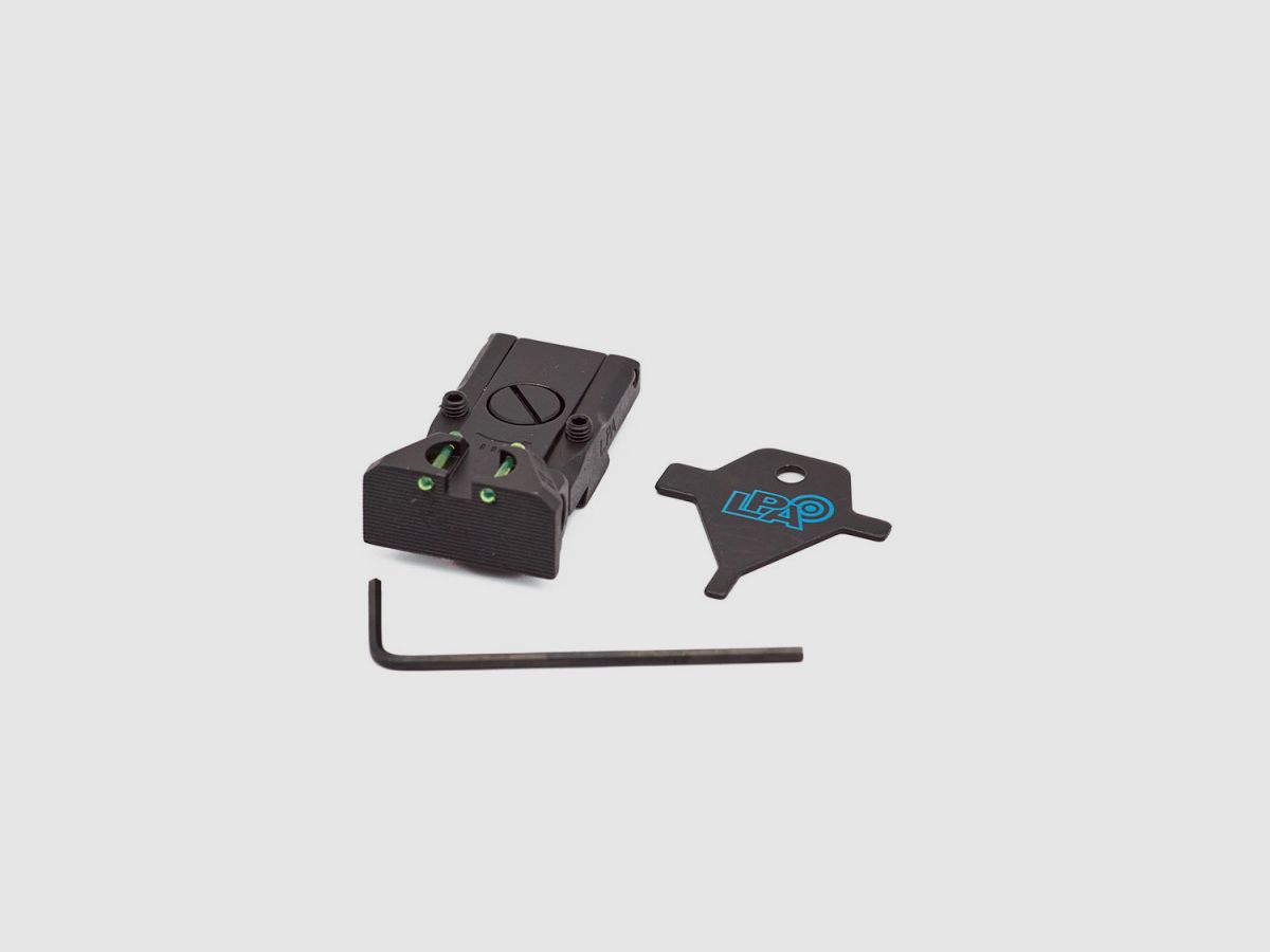 LPA TRT92BWFO Adjustable Rear Sight for CZ 75 Tactical Sport, image 3 of 6