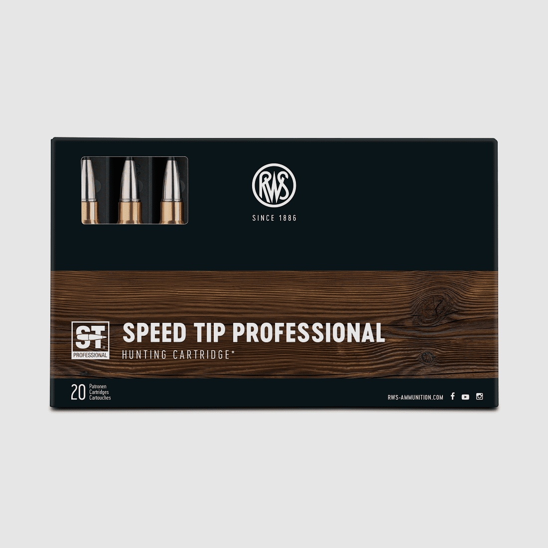 RWS .300 Win. Mag. Punta Rápida Pro 165 gr. - 20 Pzas