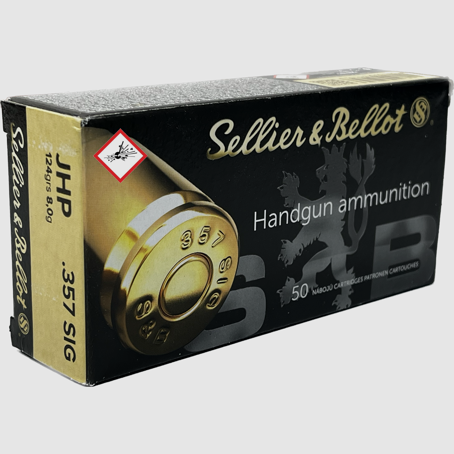 Sellier & Bellot Pistoolpatroon Kal. .357 SIG JHP 124grs