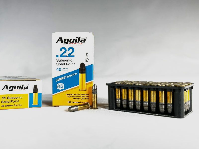 Aguila .22 LR SUBSONIC LSP, 40 grs 1 paquete (50 disparos a 0,138 €*)