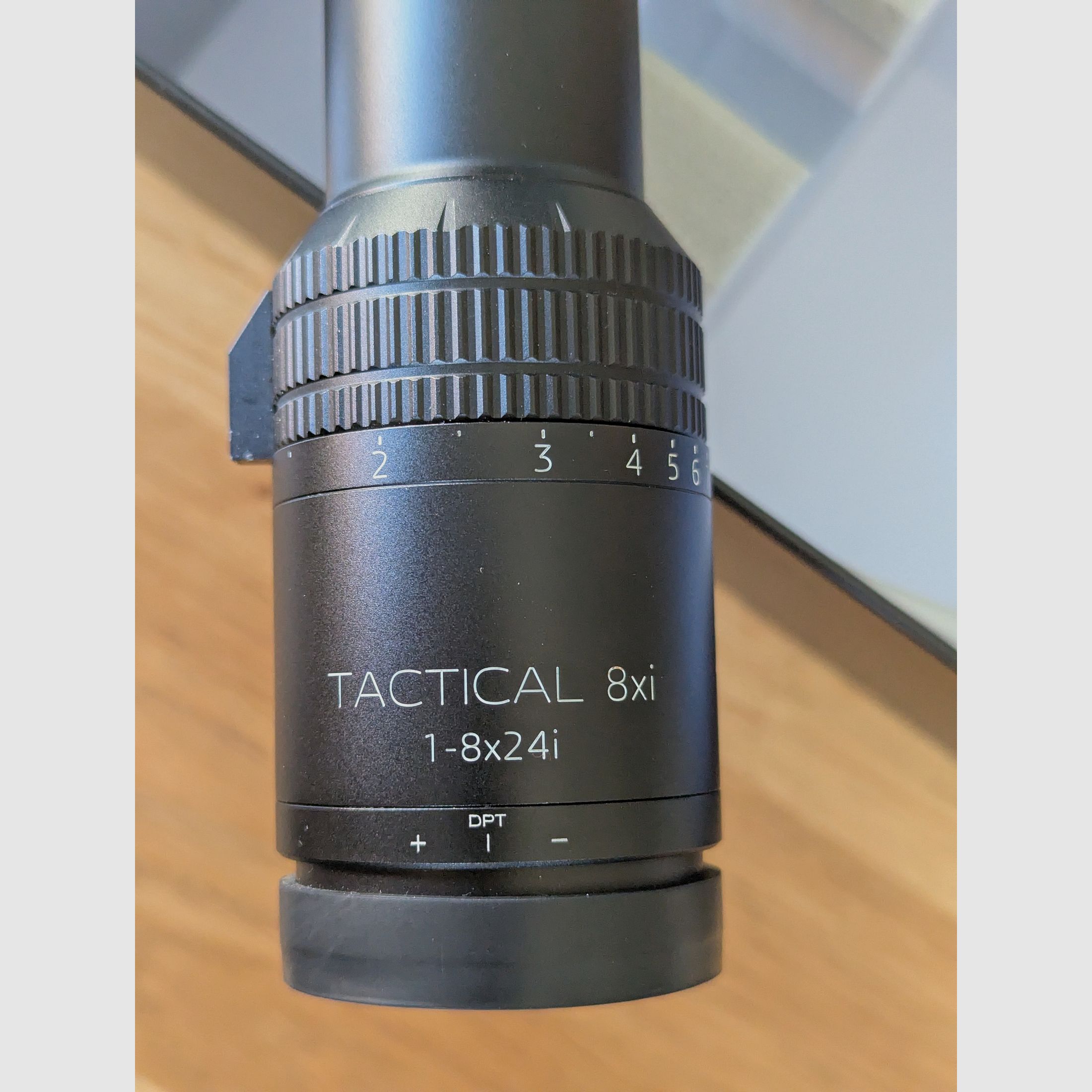 GPO TAC 1-8x24i FFP – LPVO für Jäger und Sportschützen, robust, Nachsatz-tauglich, 1. BE, top Glas