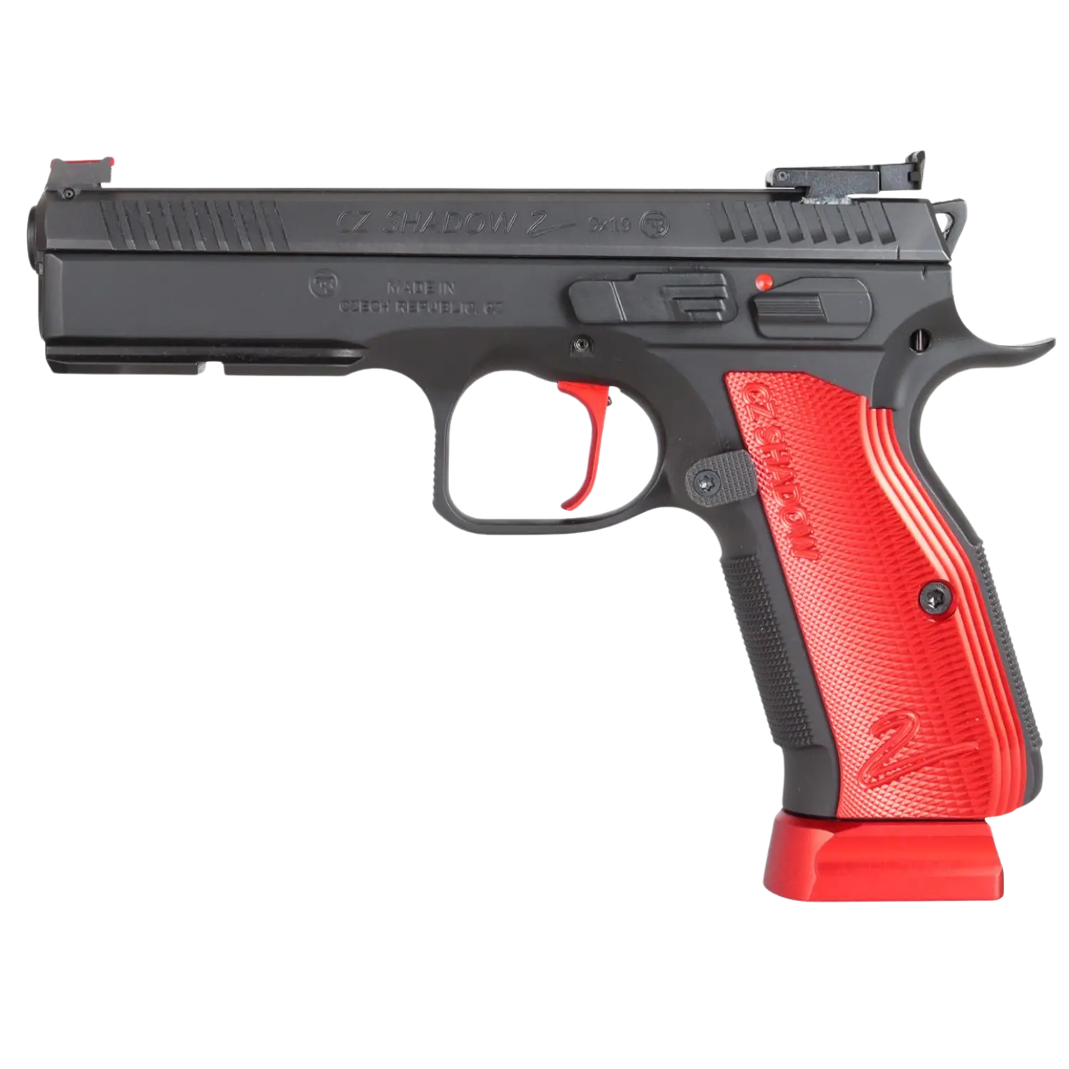 CZ 75 Shadow 2 HOT RED Single Action Pistol Caliber 9mm Luger