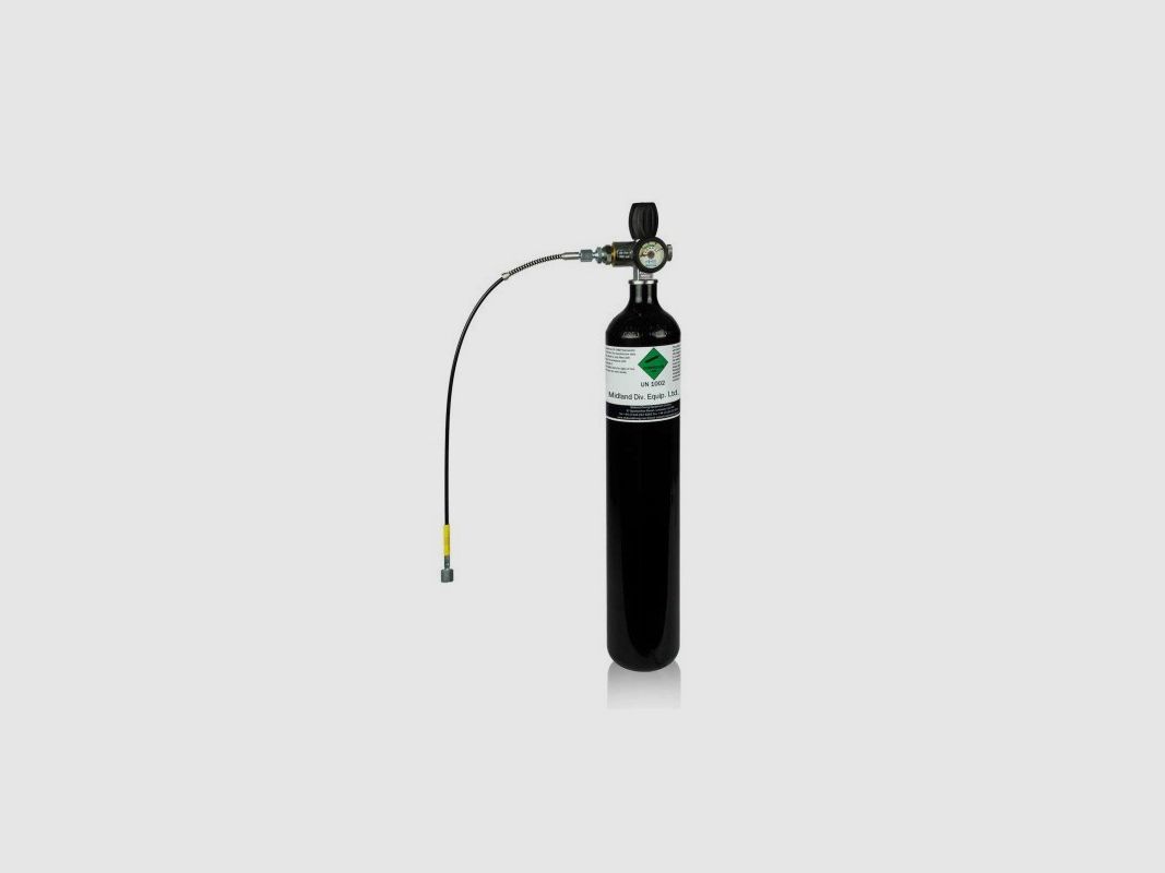 3-Liter-Behälter PCP 300 Bar. Komplettset