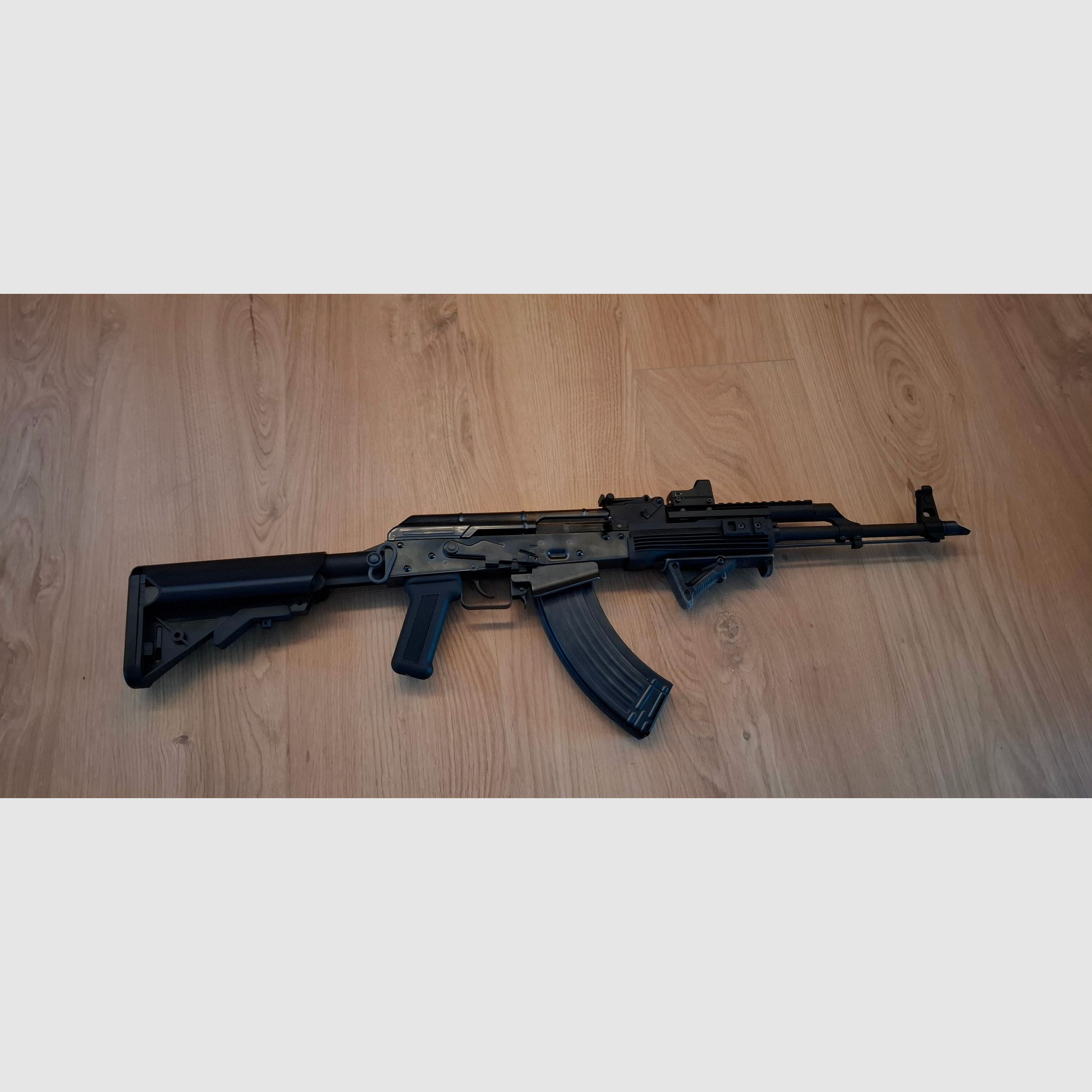 Wei-ETech AK-74 PMC Vollmetall AWSS Open-Bolt Gas-Blow-Back 6mm BB schwarz