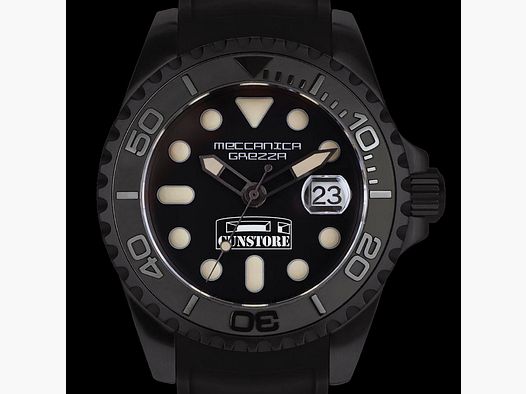 Montre Mécanique mod. GUNSTORE WHALE 2000 AJBB BLACK