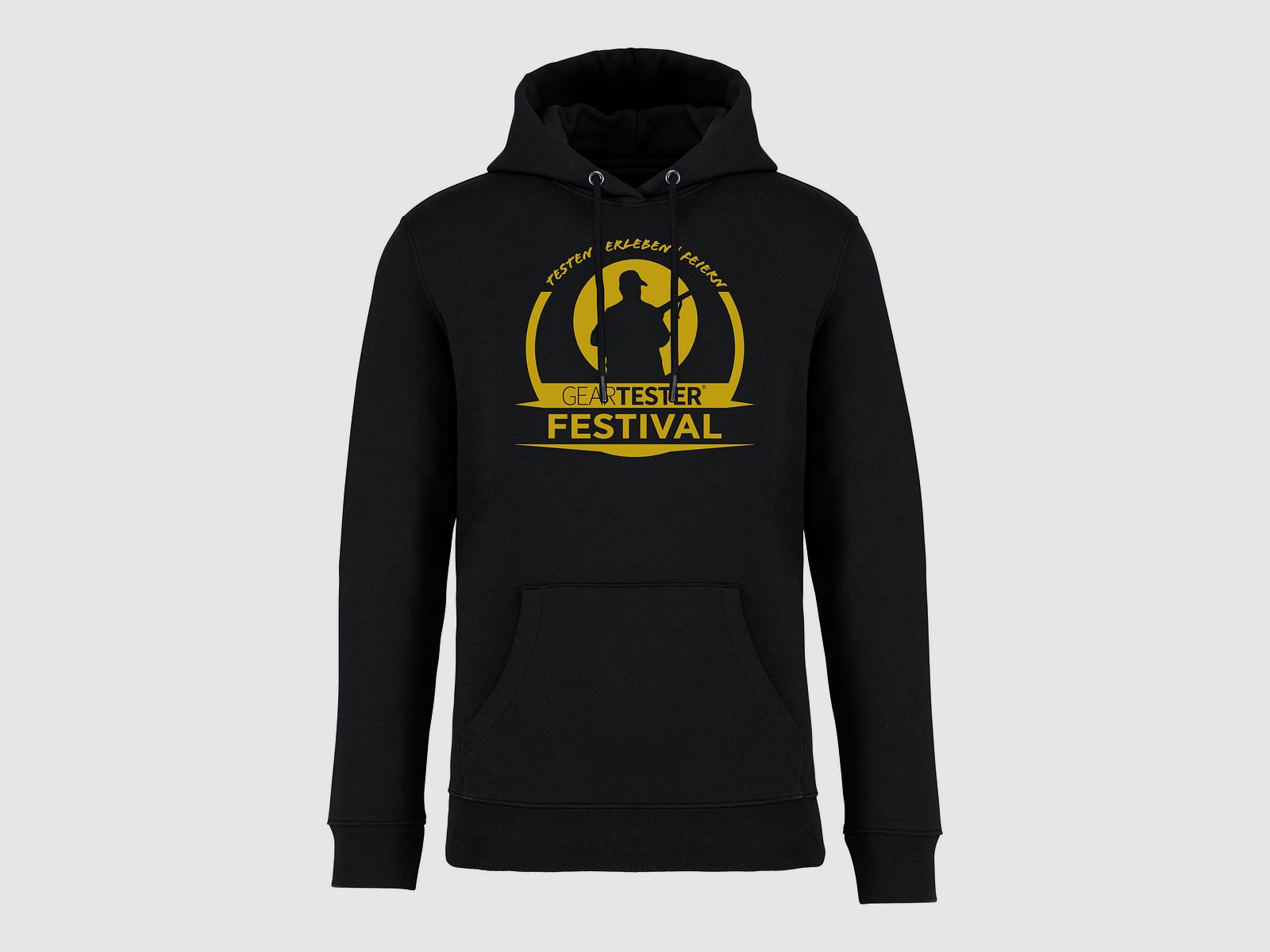 Geartester Festival Bio Hoodie, grande logo