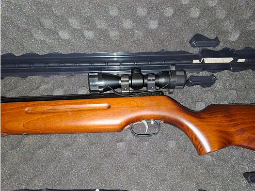 Weihrauch HW 35 Luftgewehr mit Schalldämpfer u. Zielfernrohr 