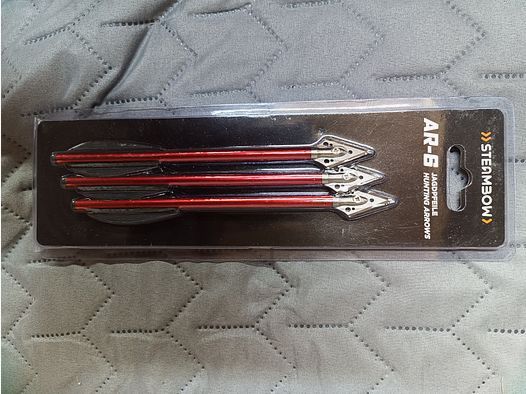 Steambow Jagdbolzen 3 pezzi AR-6 Stinger 2 dardi per balestra