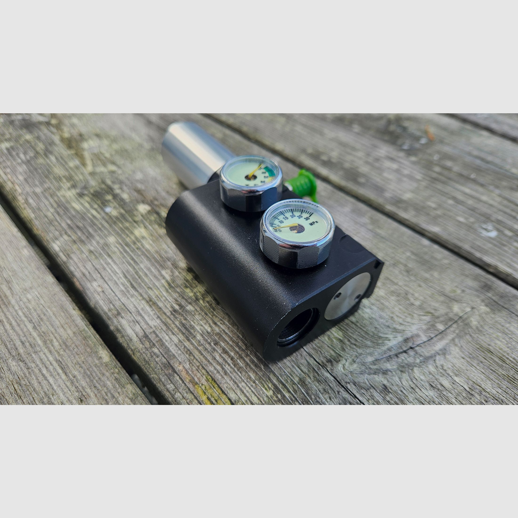 Snowpeak/AirmaX PP750 - Valvola Z Ventilatore PCP Regolatore per il collegamento di bombole d'aria compressa