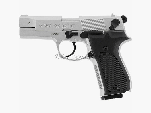 Umarex Walther P88 - 10 schots 9mm P.A. vernickeld