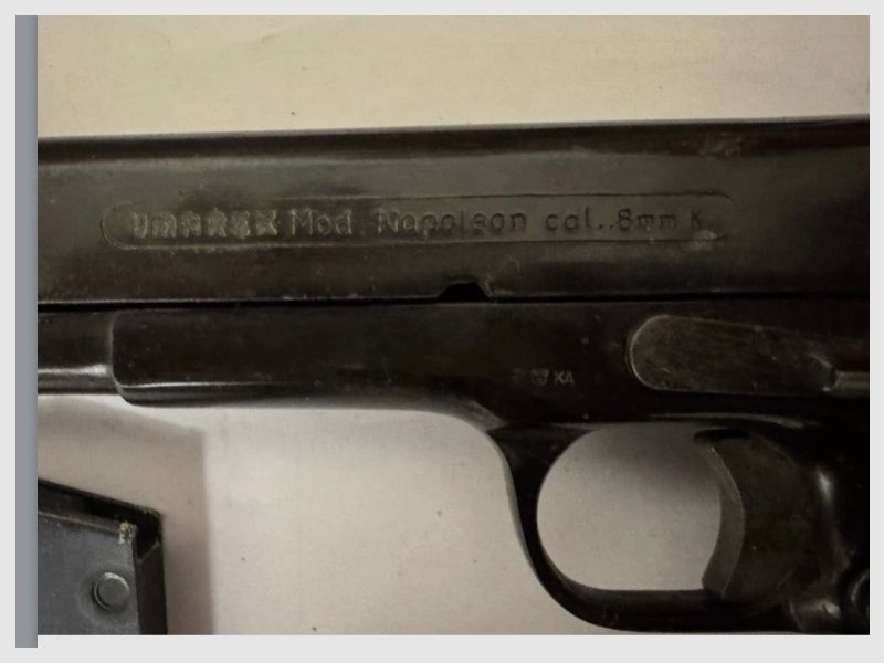 Umarex Mod Napoleon cal. 8mm pistol!