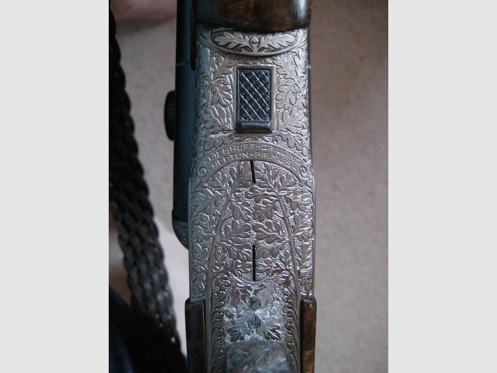 Krieghoff Neptun Primus Seitenschloss Spitzenklasse 7x65R, EL 22 Hornet, 16/70