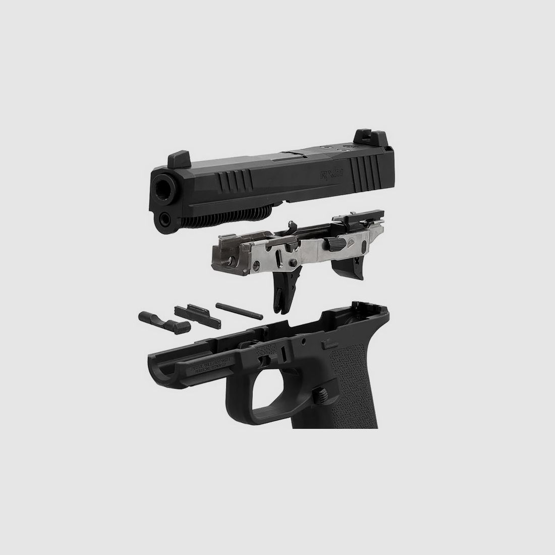 MAGPUL EHG RG9 Ruger RXM Fullsize-Griffstück Schwarz