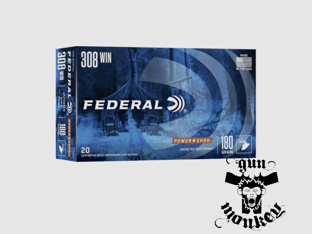 Munición para rifle Federal cal. .308Win SP 11,7 g/180 gr (1 paquete = 20 unidades), imagen 1 de 3