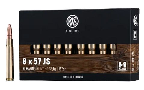 RWS 8x57 IS H-M-Kupferh. 12,1g/187grs.