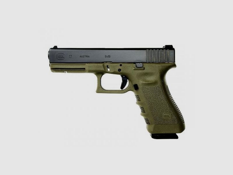 Glock 17 OD, oliv, ADJ