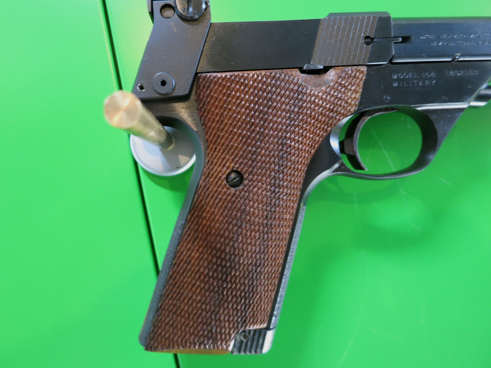 High Standard Supermatic Military Mod. 106 Pistole .22lr -Sammlerwaffe-     #5-