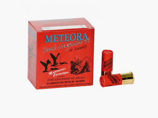ZANOLETTI METEORA SEMIMAGNUM Kal.12 gr.42 pb.8 spezielle Taube