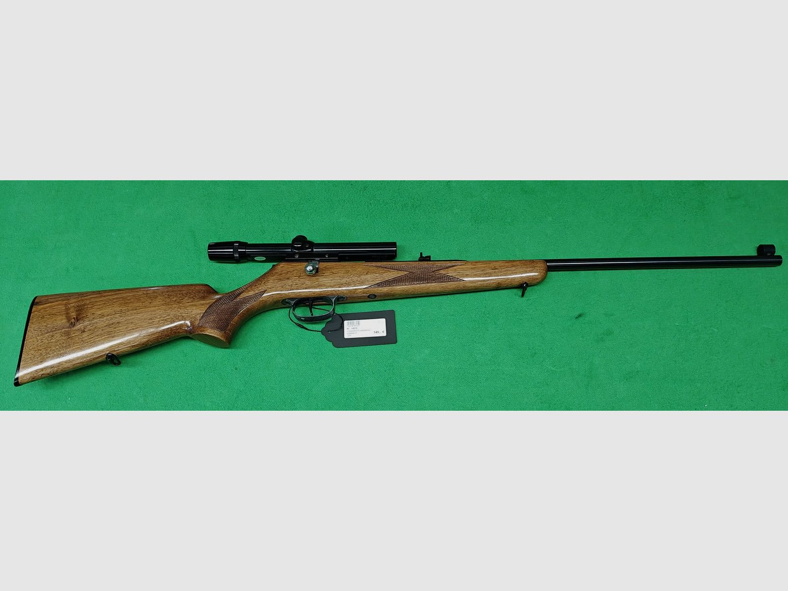 Carabina de pequeño calibre de un solo tiro con visor