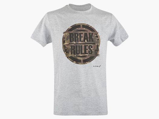 Defcon 5 Defcon 5 T-Shirt Break Rules heather grey