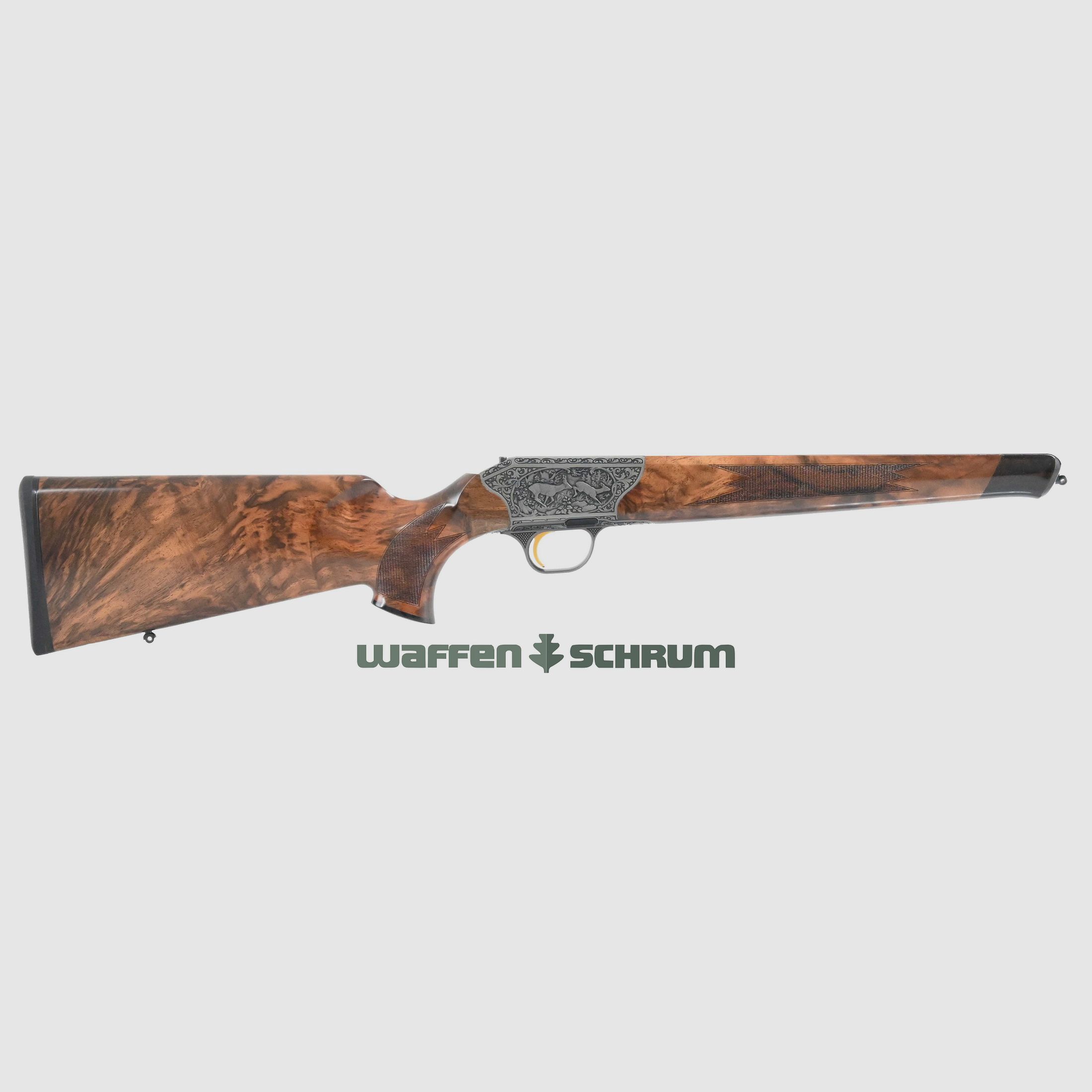 Blaser System R8 Baronesse SHK:8 Engraving: Roe deer and wild boar / Pistol grip cap: Red deer
