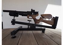 Weihrauch HW44 carabine pistolet Cal. 4,5 top, red dot sight, suppressor, mallette etc.