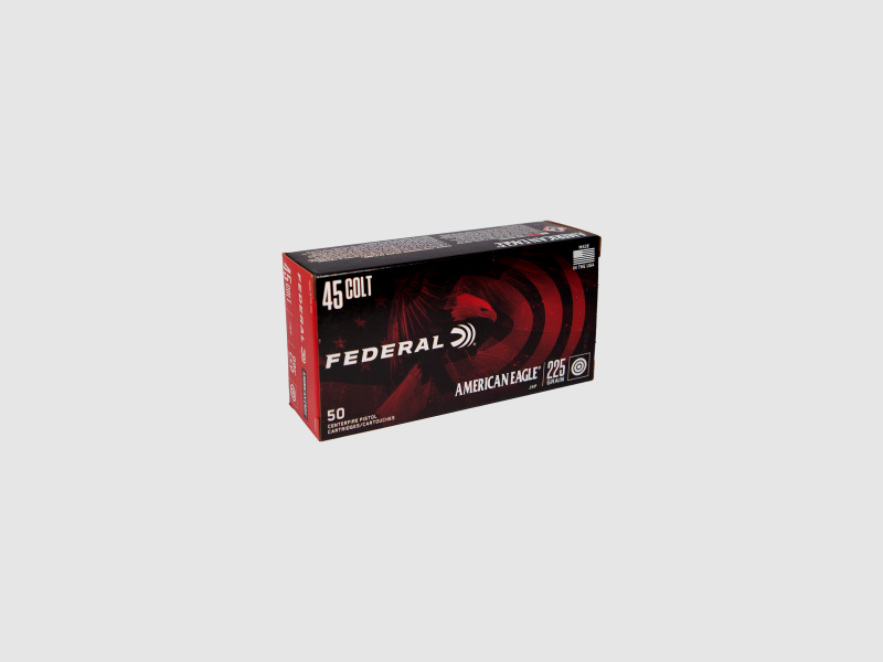 Federal Revolvermunition American Eagle .45 Colt 14,6g Jacketed Soft Point
