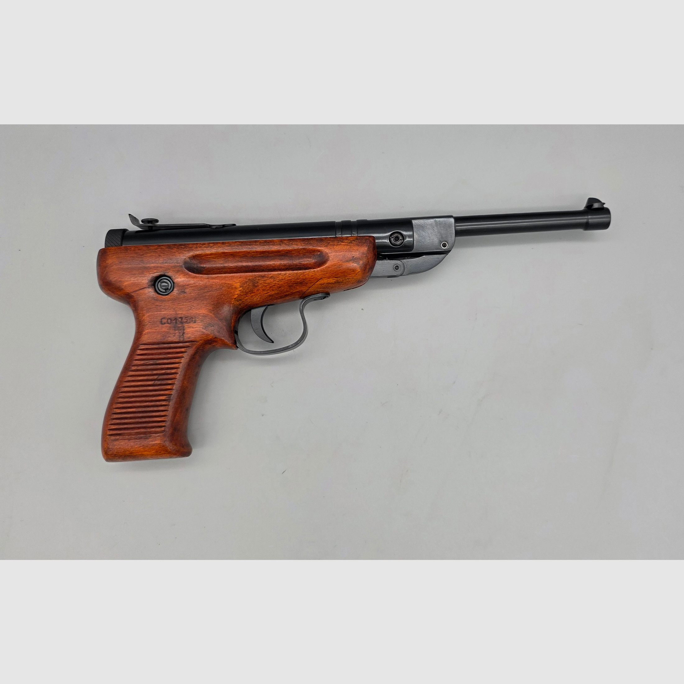 Restaurierte Luftpistole Haenel LUP54 selten zu finden Knicker Pistole GST LUP 54