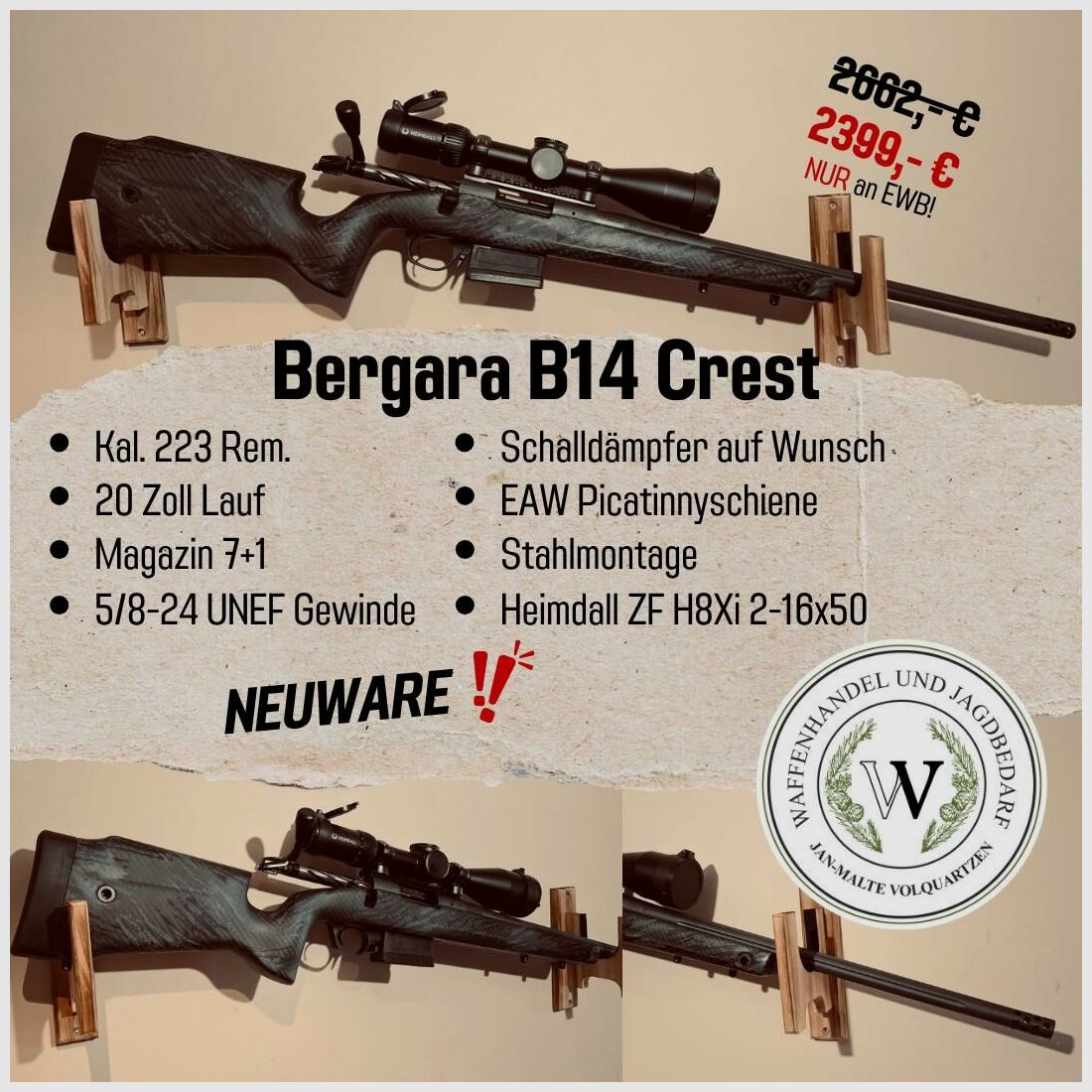 Bergara B14 Crest 223Rem.