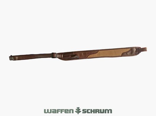 Blaser geweerriem canvas/leer bruin