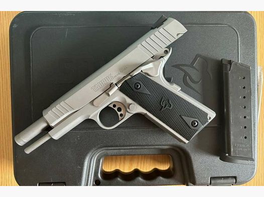 Pistole Taurus Model PT 1911 Stainless Steel	 .45Auto