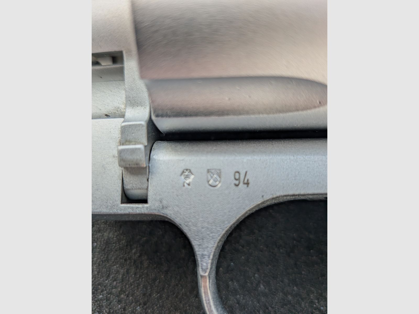 ME 38 Marshal - Revolver - PTB 203/2 - Nickel matt - 9mm Knall - Holzgriff - SSW