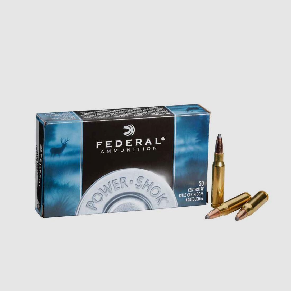 .222 Rem. Power Shok Tlm 3,2g/50grs. Federal Ammunition