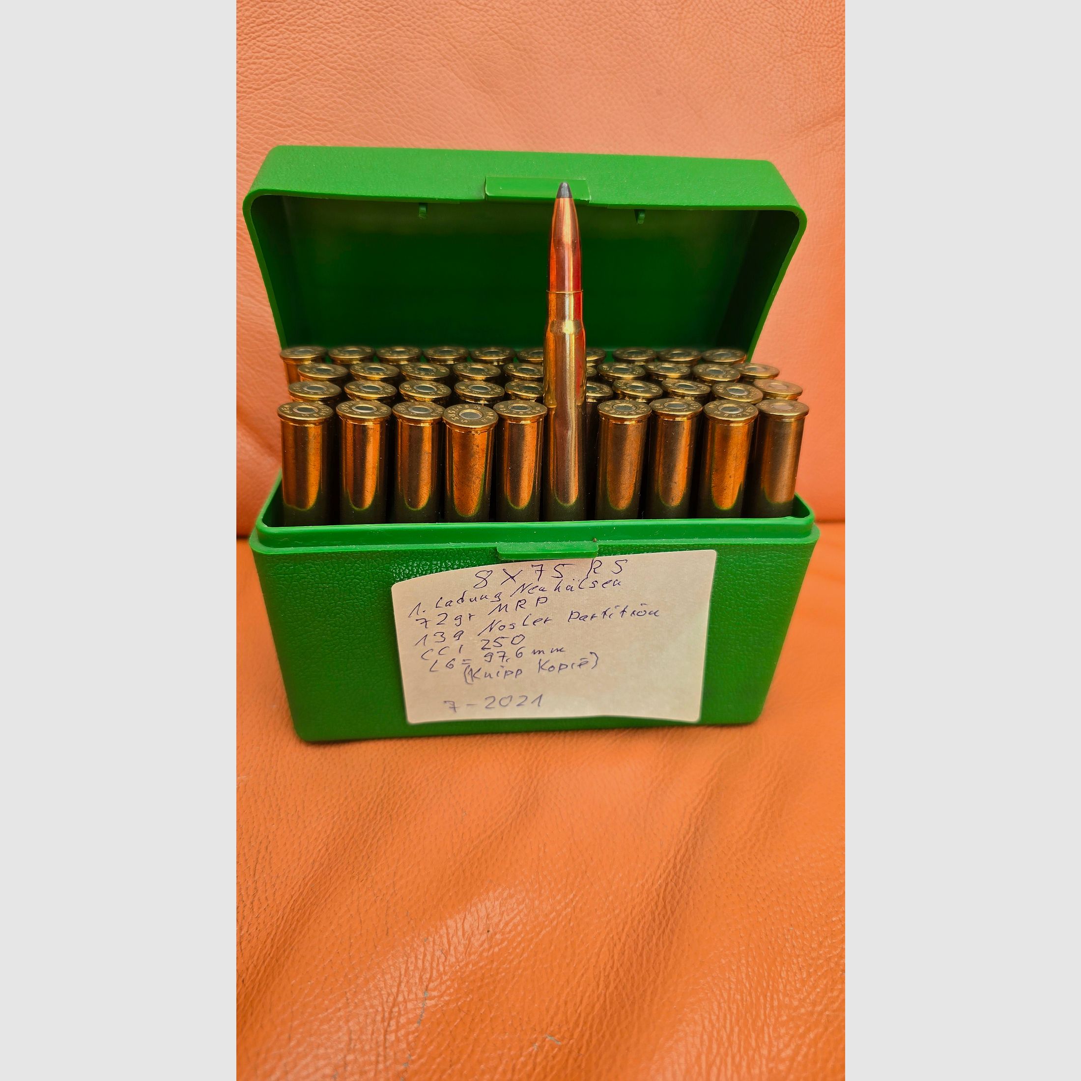 Munition Kaliber 8x75 RS 13 g Nosler