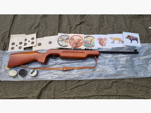 DDR Luftgewehr mit Magazin Haenel 310-4 